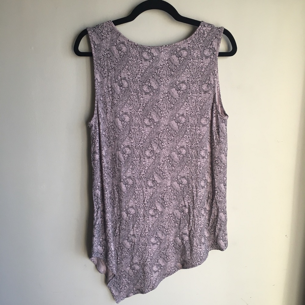 Ruff Hewn Grey - Asymmetrical Hem Tank Large - Picture 2 of 7